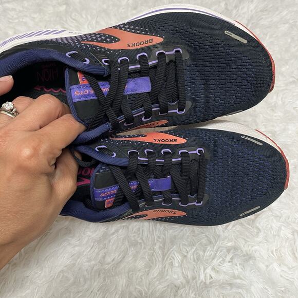 Brooks Adrenaline GTS 22 Blue Womens Sneakers size US 7.5 B Running Shoes - Picture 9 of 11